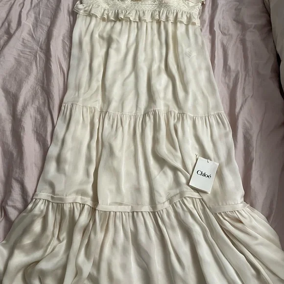 white christmas dresses Chloe Long-Sleeve Mini Dress